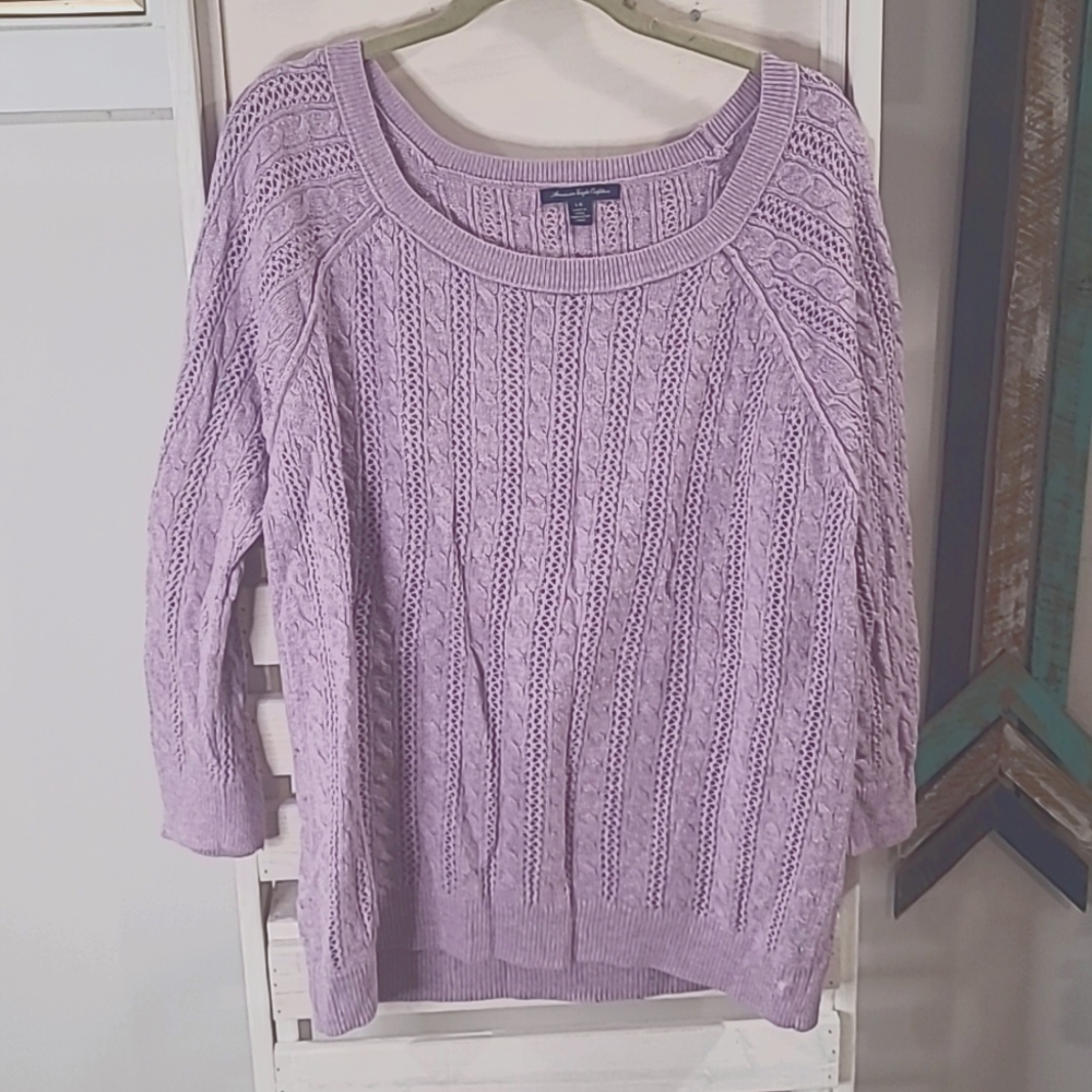 Item #28 Large American Eagle Lilac Sweater